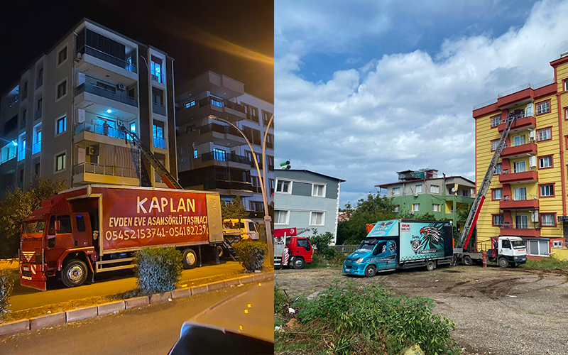 Dörtyol Kaplan Nakliyat Evden Eve Asansörlü Taşımacılık