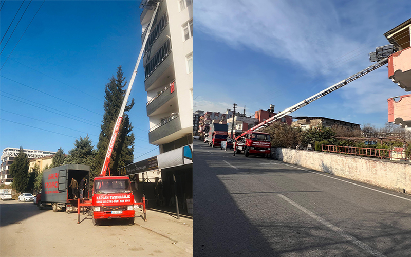 Dörtyol Kaplan Nakliyat Evden Eve Asansörlü Taşımacılık